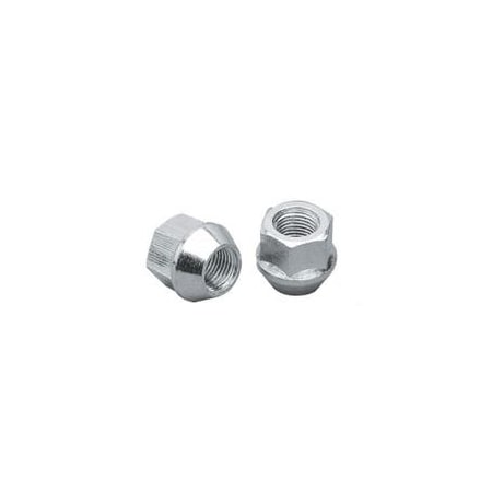 LUG NUTS 12 Millimeter X 1.25 Thread Size; Conical Seat; 0.83 Inch Overall Length; 3/4 Inch Hex Size
